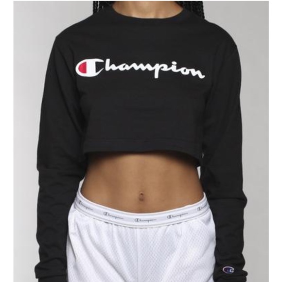 Champion Tops | Long Sleeve Crop Top 